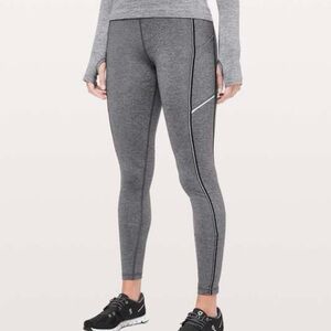 lululemon athletica Gray  metallic Leggings
